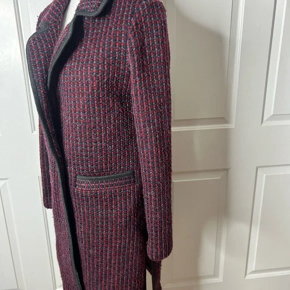 Diane von Furstenberg Wool-blend Tweed Coat (size small) - Picture 8 of 14